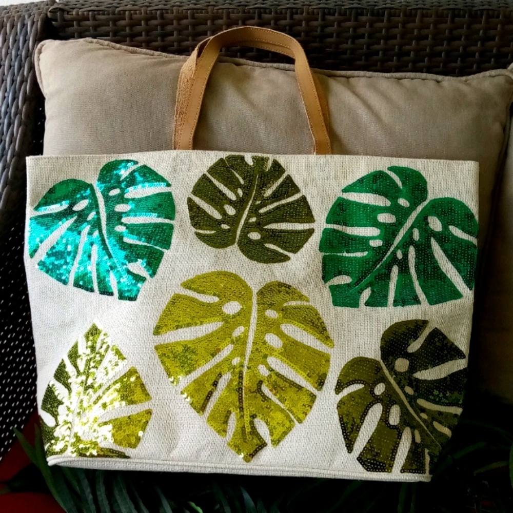 Venus Fashions Extra Large Tropical Tote Bag